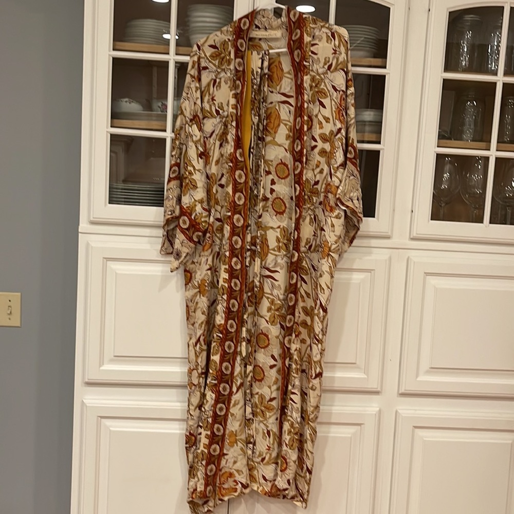 Jen’s Pirate Booty paradise golden wallflower maxi Kimono duster sold out!